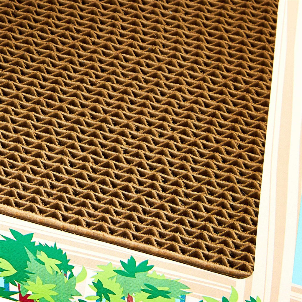 Corrugated Paper Cat Scratch House L29071