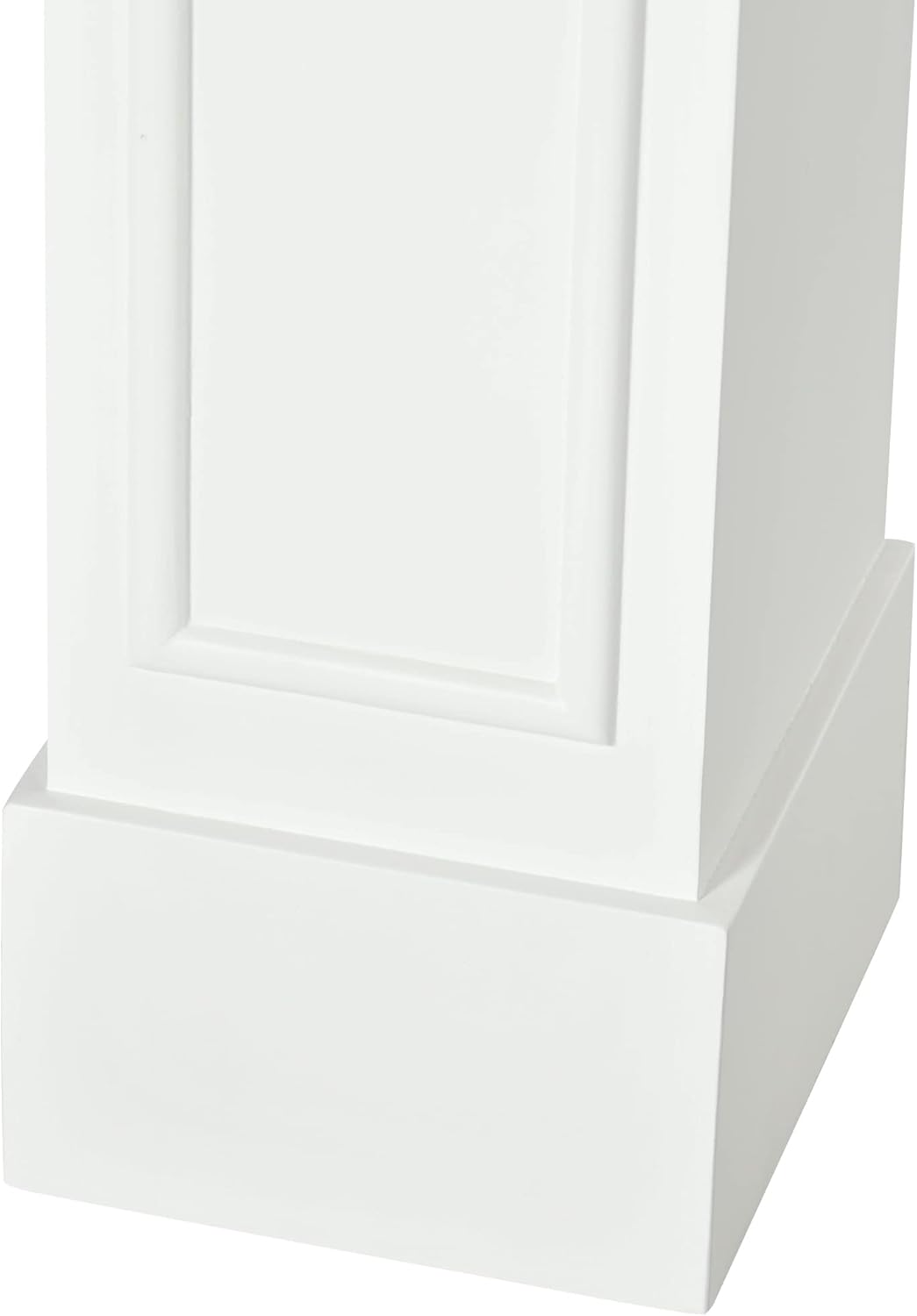 White Fireplace Mantel with Decorative Pattern Interior Width 29" Z655