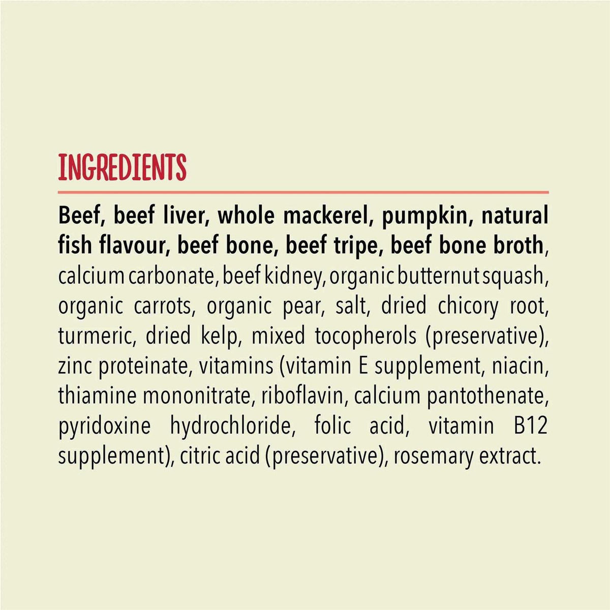 Freeze Dried Dog Food Q712