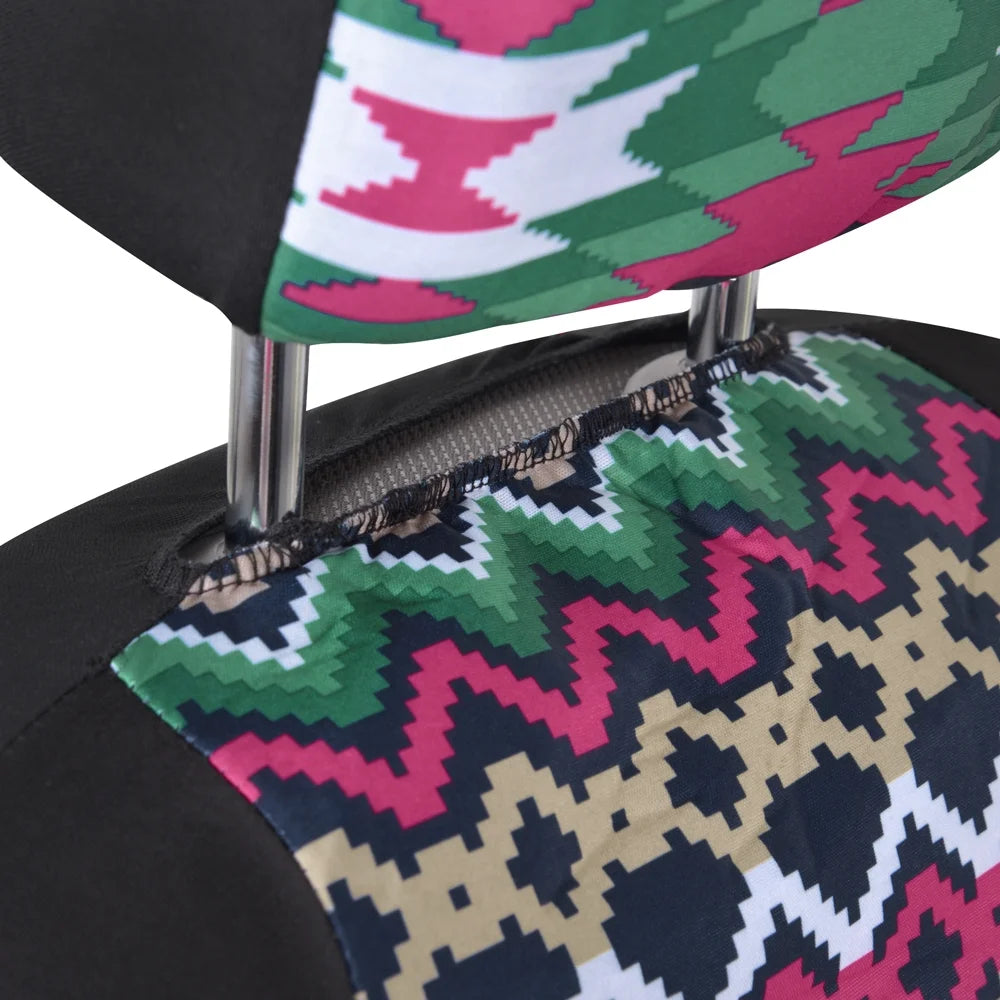 Two Tone Pattern Car Seat Covers R9035