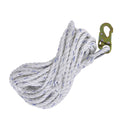 Galvanized Steel Snap Hook Safety Lifeline Rope Grab, 150 ft Vertical Cable O144226