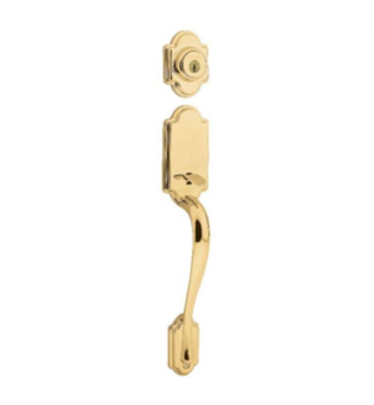Satin Nickel Single Cylinder Exterior Handleset N3770