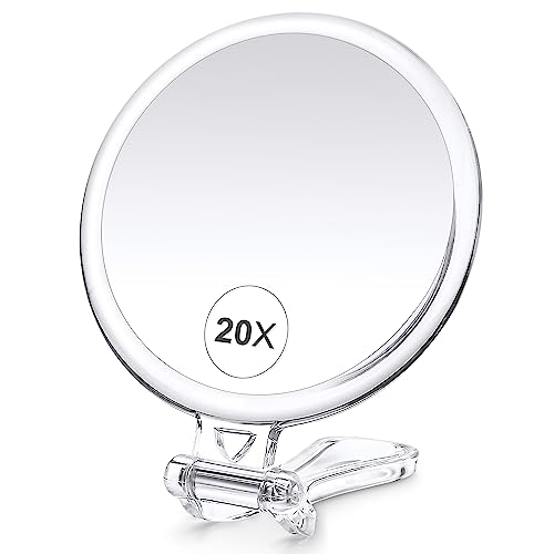 Double-Sided 1X/30X Magnifying Hand Mirror P44409
