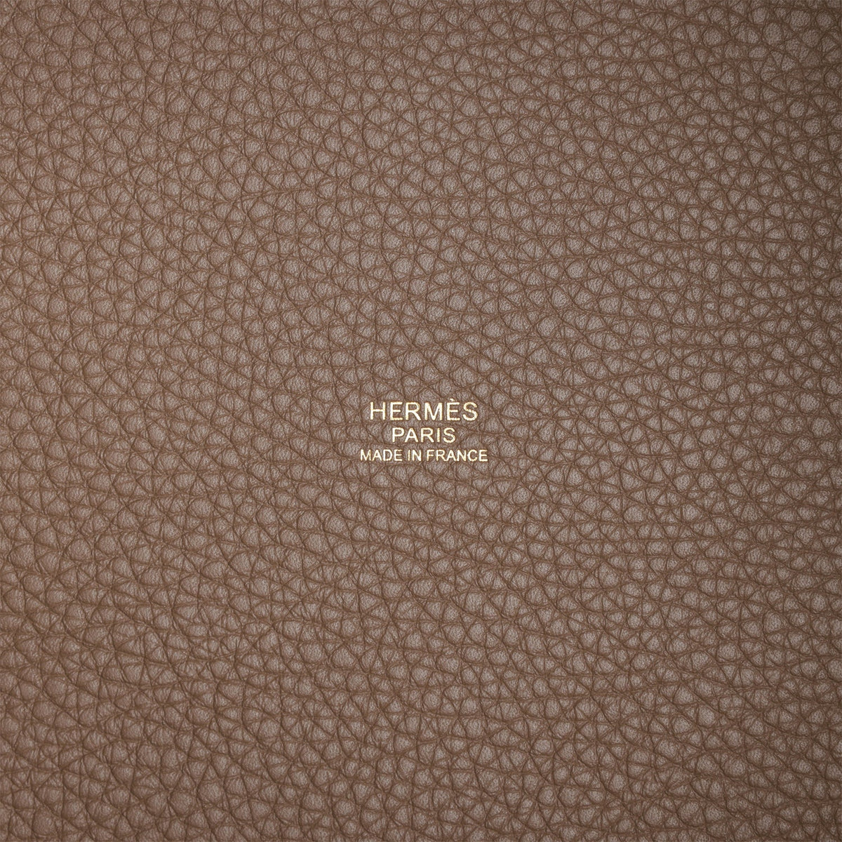 Etoupe Clemence Leather Handbag U9953