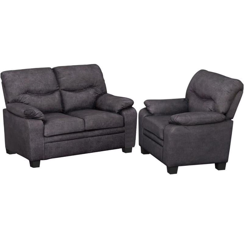 Upholstered Chair and Loveseat S984