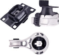 Engine Motor & Transmission Mount Kit 3pcs Compatible with Ford Focus 2.0L Pack of 2 T6646