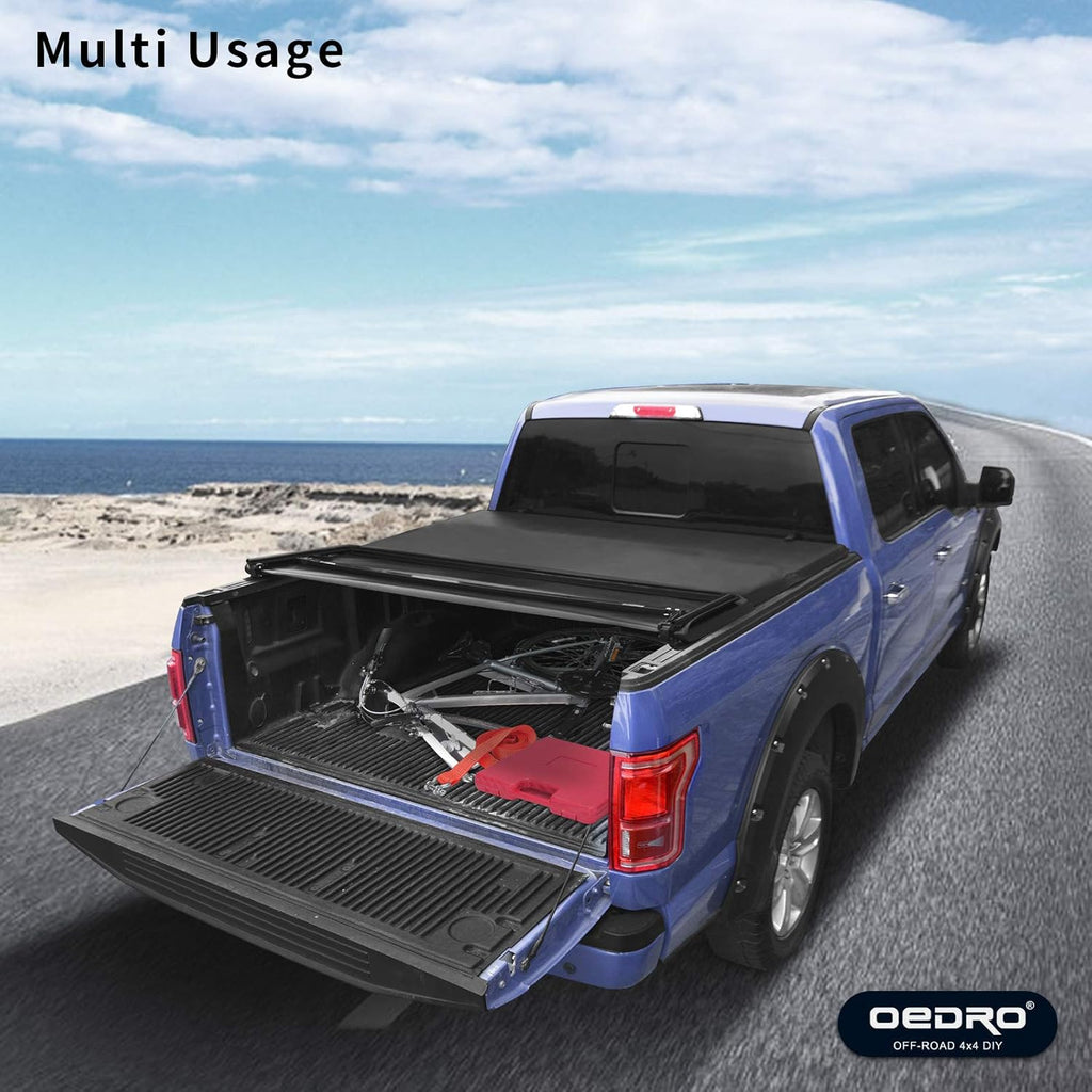 Soft Quad Fold Tonneau Cover Truck Bed Cover R190167