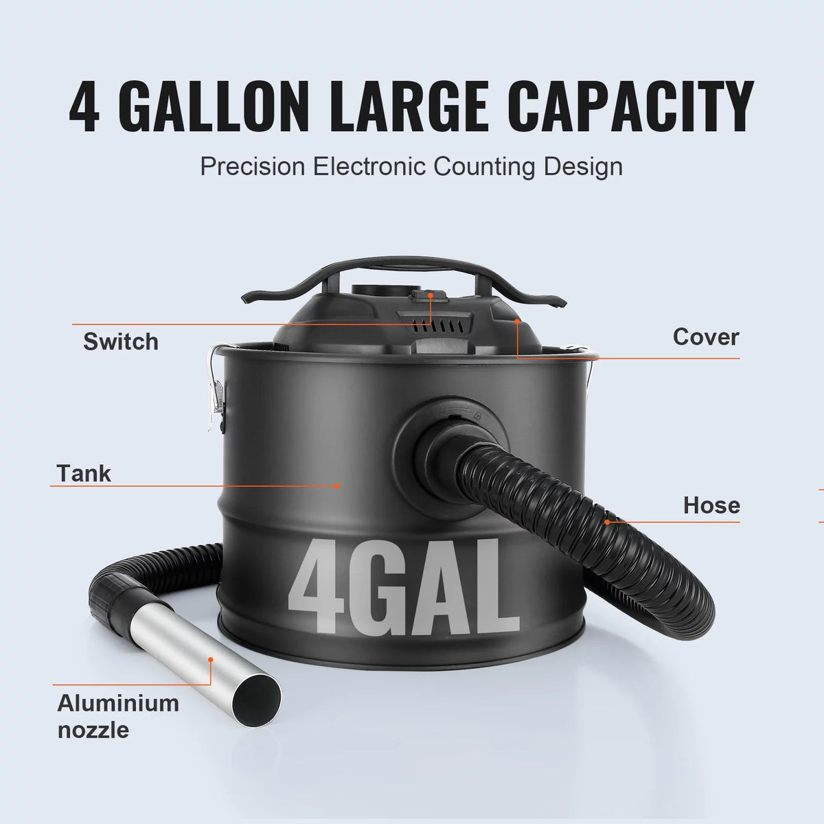 Ash Vacuum Cleaner 4 Gallon 1200W G88380