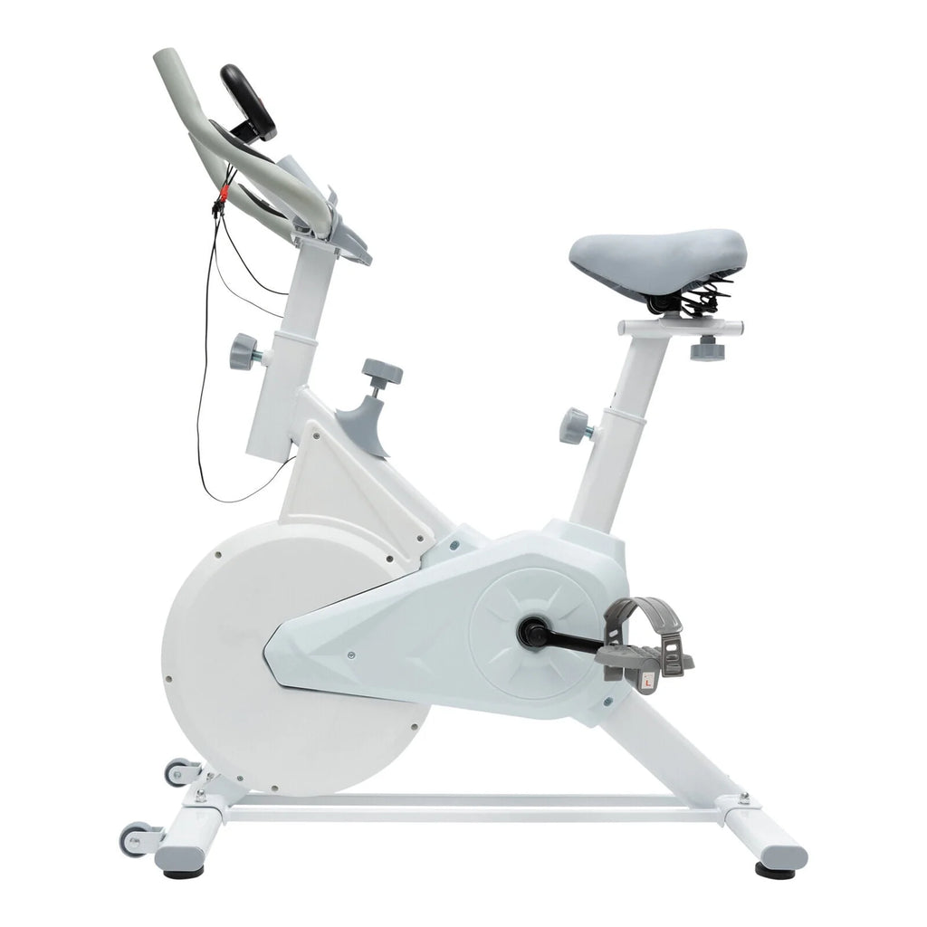 Indoor Cycling Exercise Bike White R252