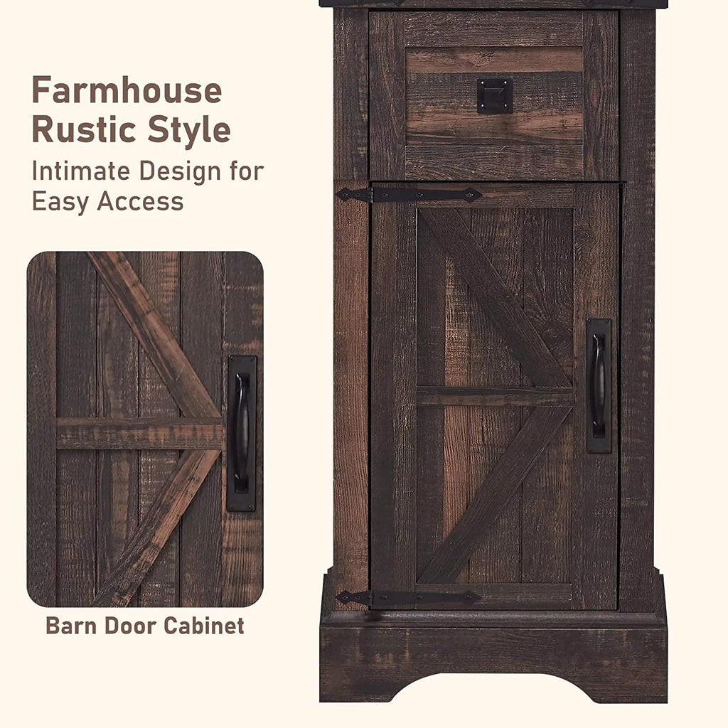 Bathroom Storage Cabinet with Door and Drawer S523