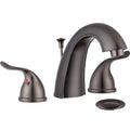 Venetian Bronze Plated Widespread Bathroom Faucet with Pop-Up Z4235