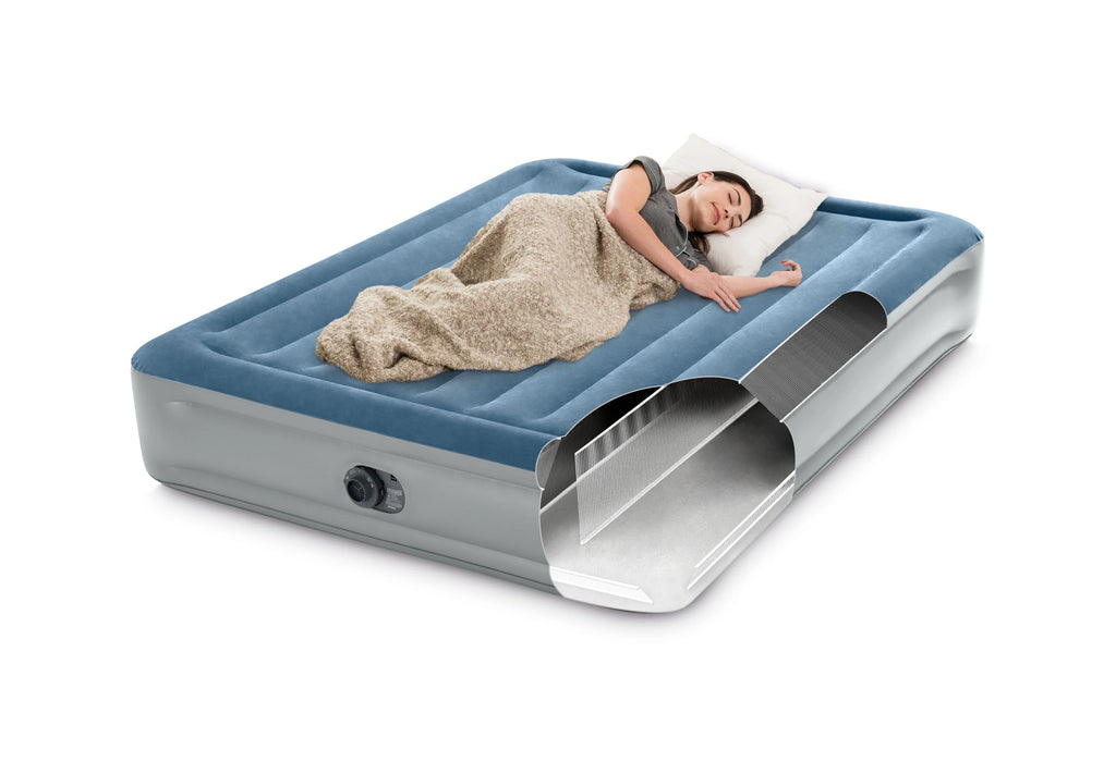Queen Airbed with Internal Pump R623