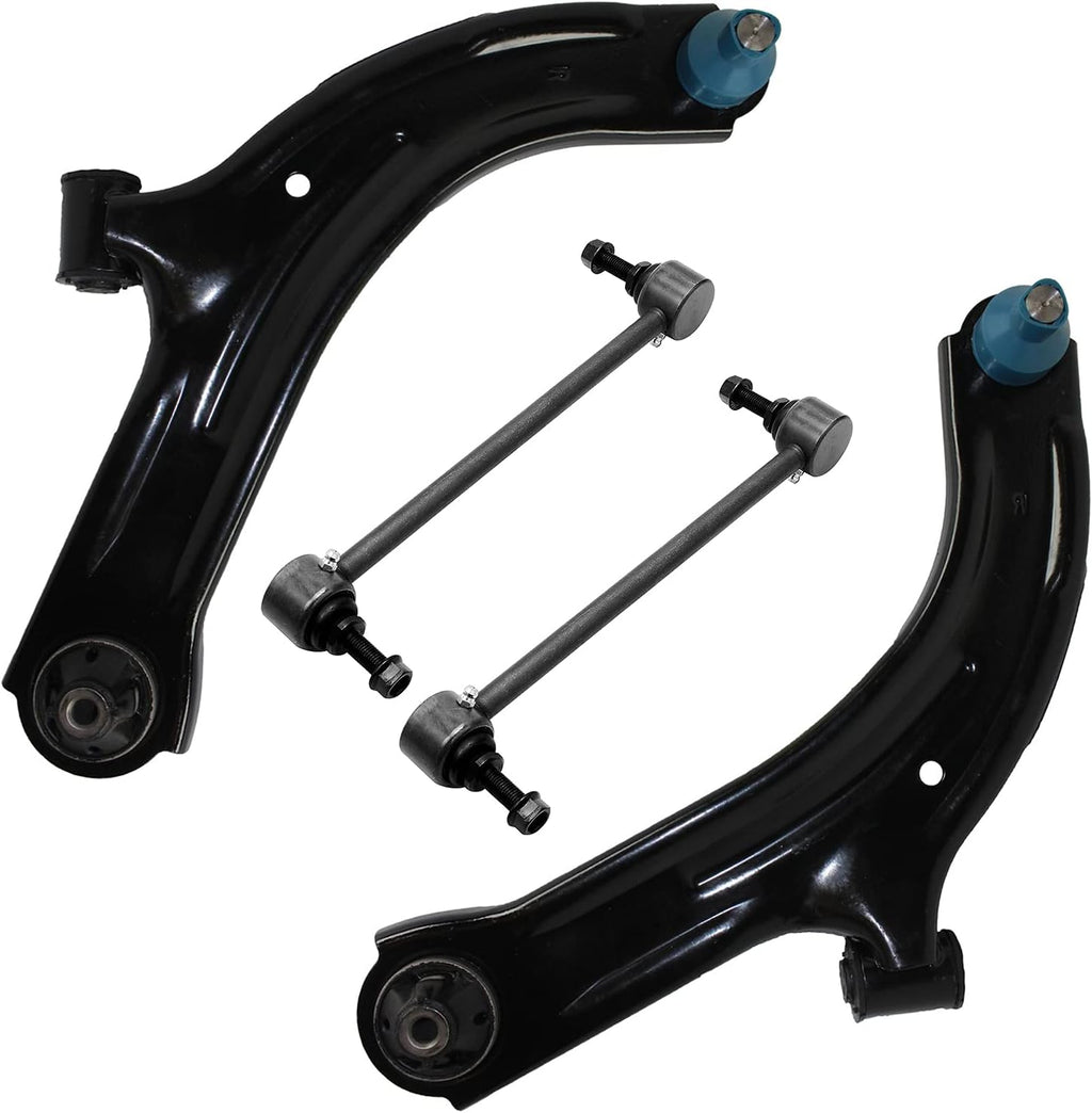 4pc Front Lower Control Arms with Ball Joints and Sway Bars Kit V412695