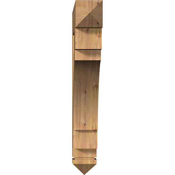 5 1/2x22W x 38x22D x 38x22H Western Red Cedar Bracket M72700