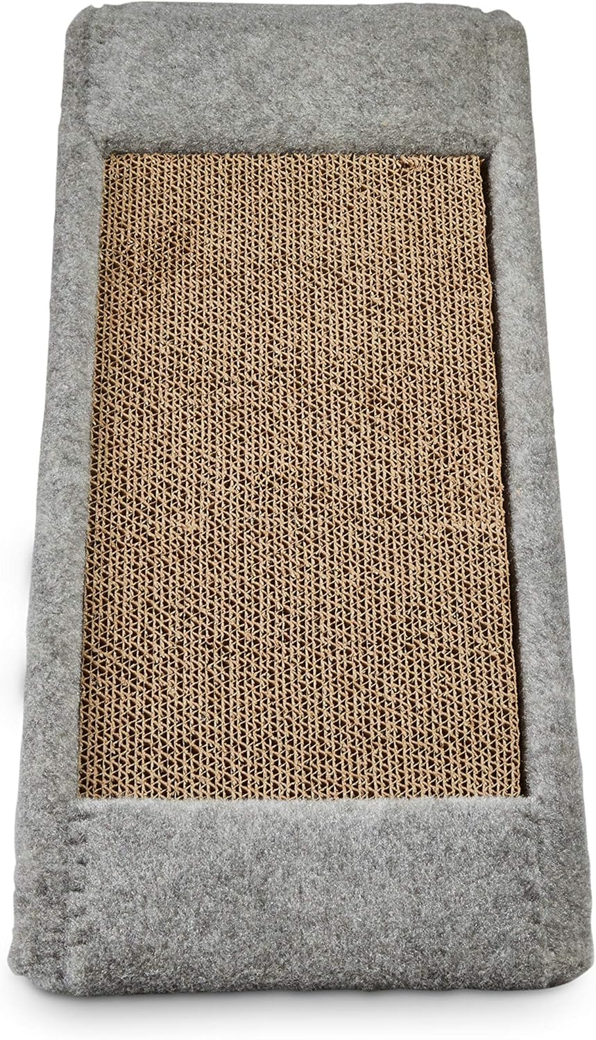 Cat Ramp with Refillable Double Scratcher, Multi-Color Pack of 2 J123906