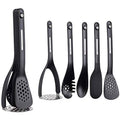 Black Magnetic Kitchen Utensil Set, Pack of 5 B201