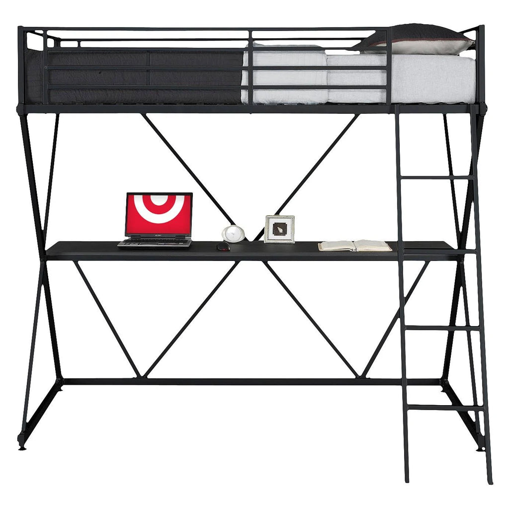 Black Loft Bed B47891