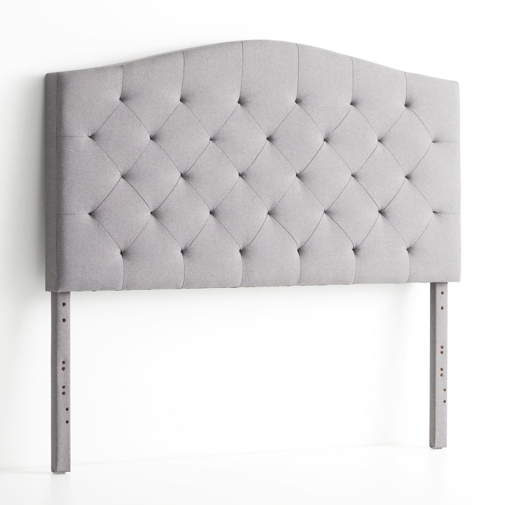 Queen Gray Upholstered Headboard S89131