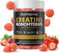 Sugar Free Vegan Strawberry Flavor 5g Creatine Monohydrate Gummies 120 Count Z507