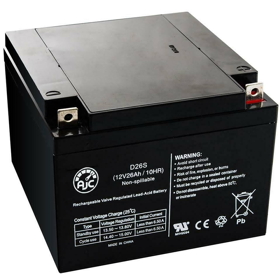 12V 26Ah Sealed Lead Acid Replacement Battery Y55908