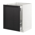 White Base Cabinet with Pull-Out Storage H189