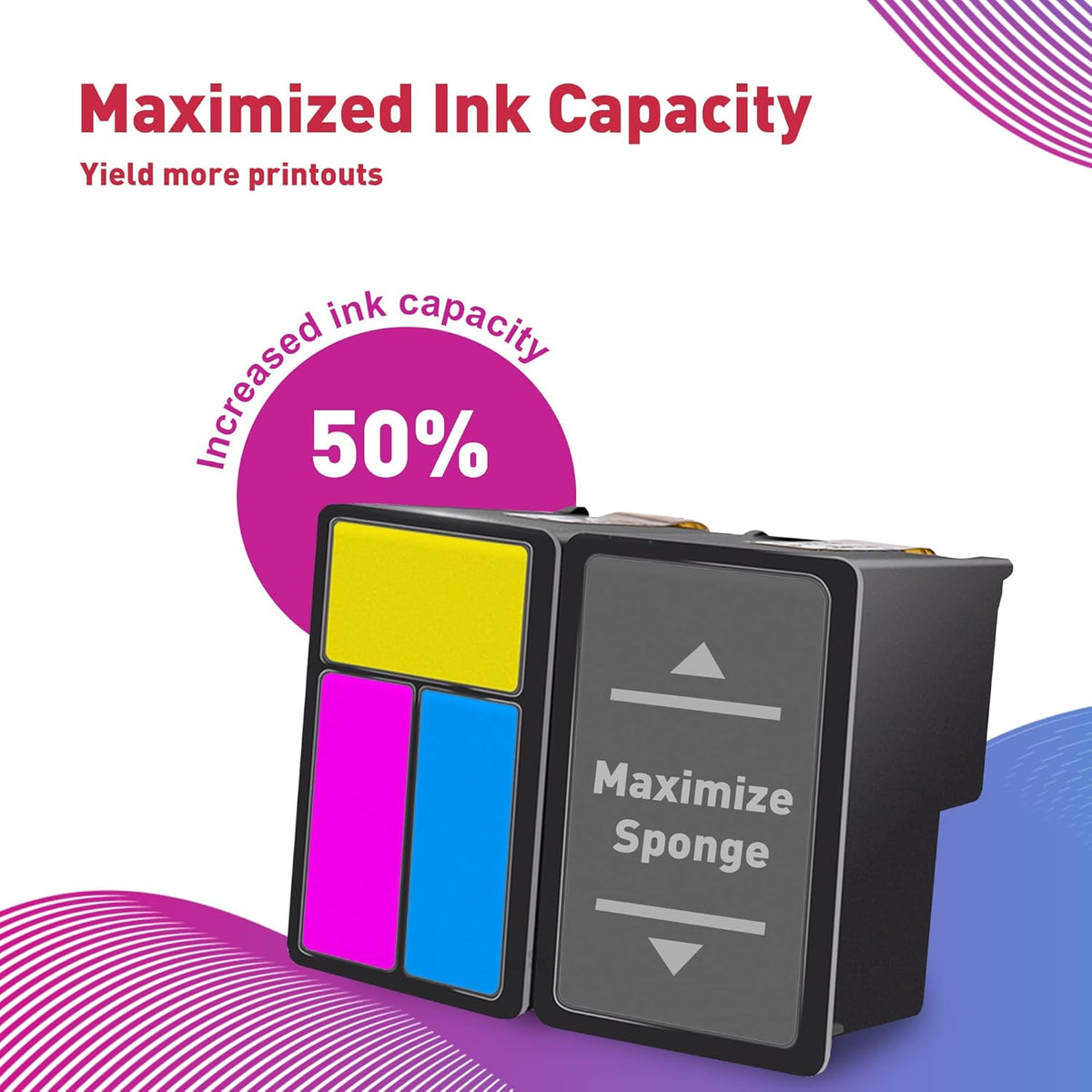 2PK Black/Color Combo Ink Cartridges D8937