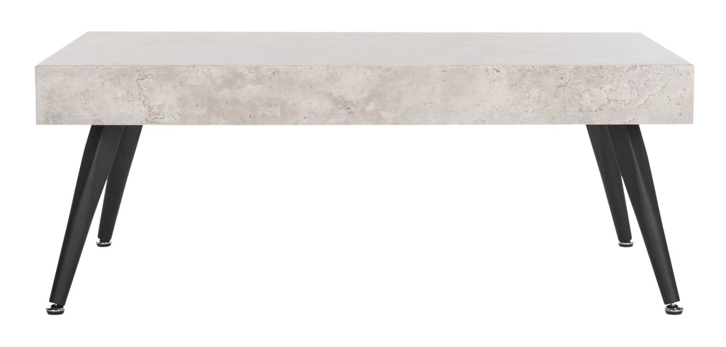 Light Grey Rectangular Coffee Table Q2784