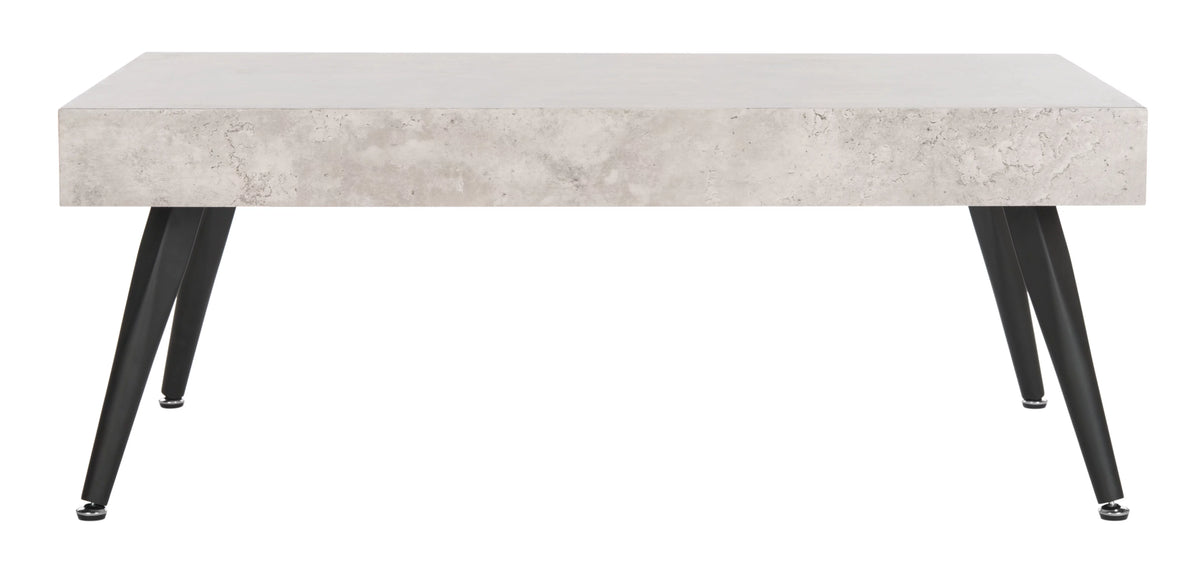 Light Grey Rectangular Coffee Table Q2784