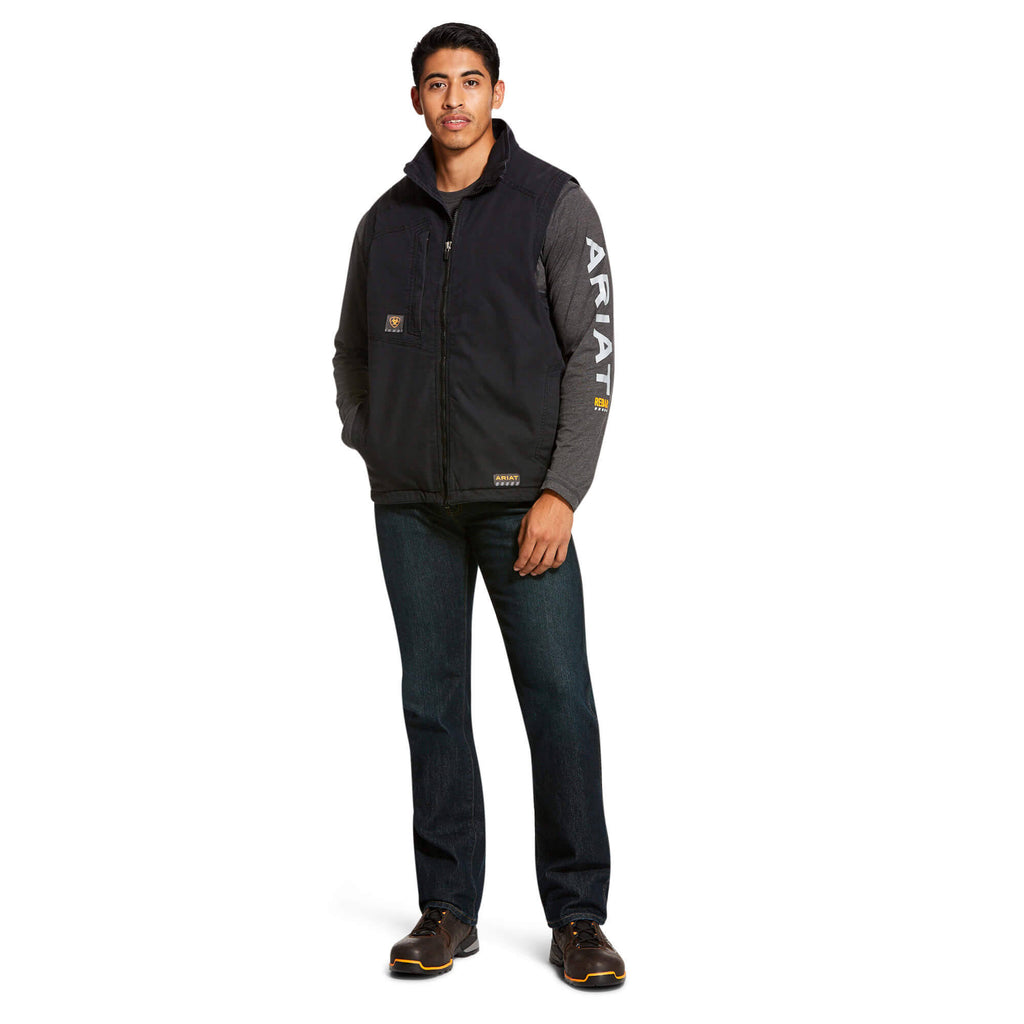 Black Insulated DuraCanvas Vest O748105