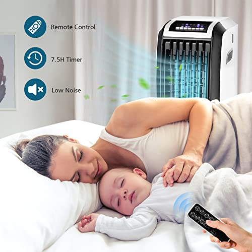 Evaporative Air Cooler with Remote Control, 6.5L Water Tank B210