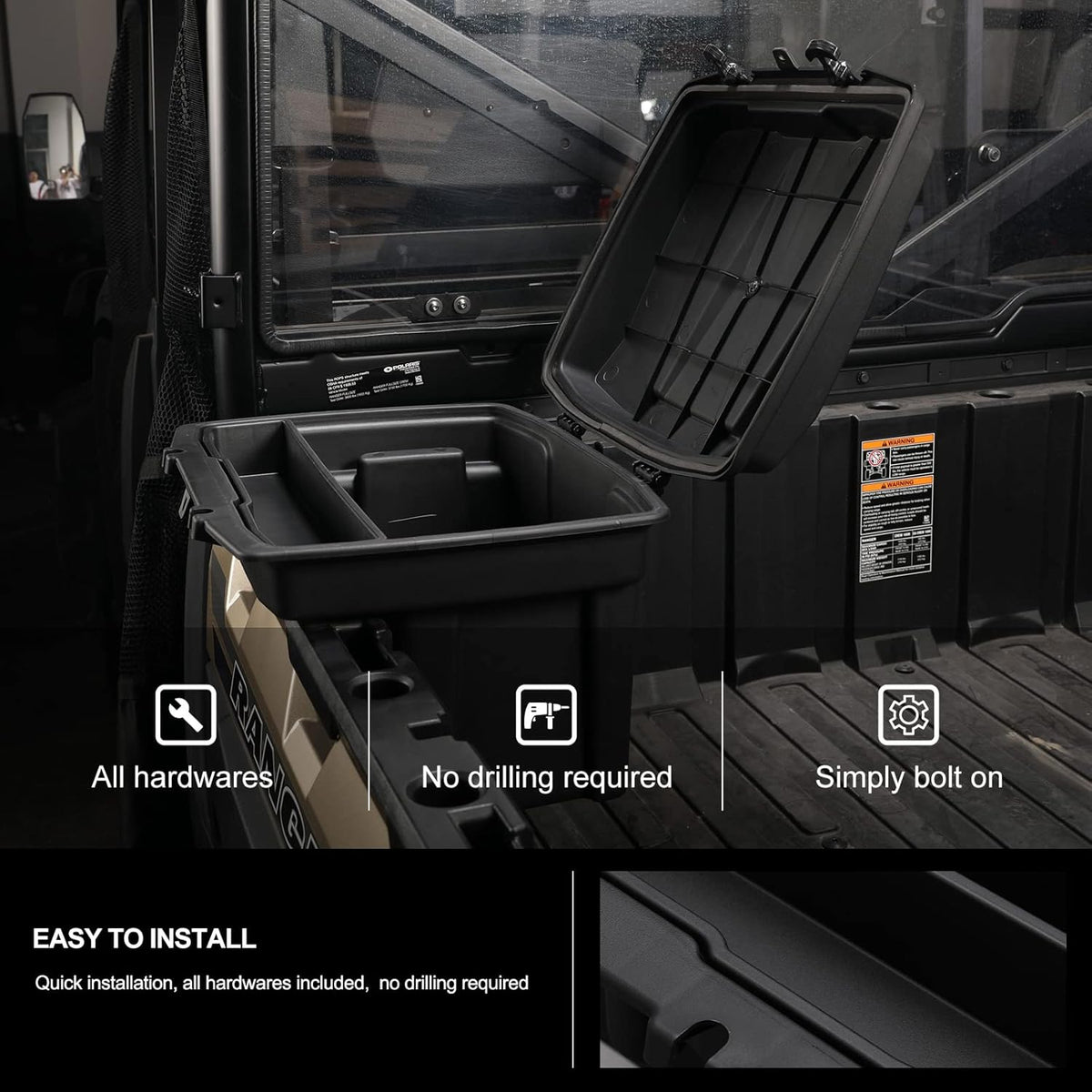 Rear Cargo Box Trunk Bed Tool Storage Bin O752331