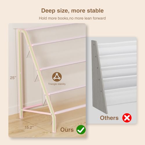 4 Tier Metal Kids Bookshelf V404271
