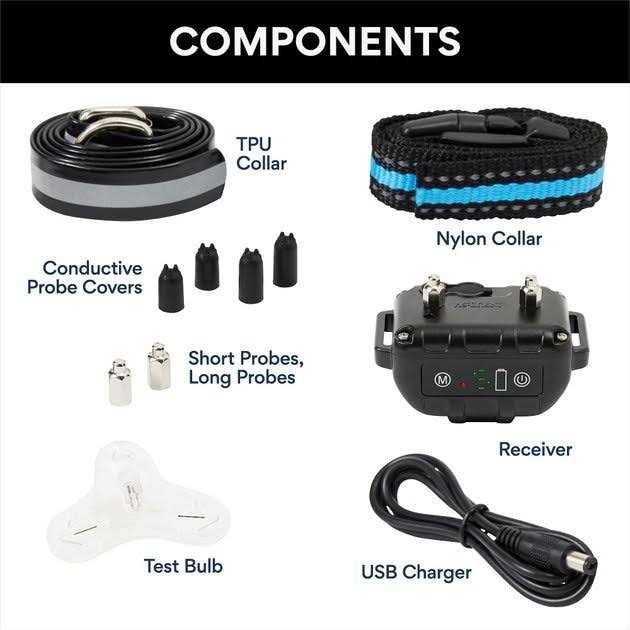 Waterproof Rechargeable Dog Bark Collar W1919