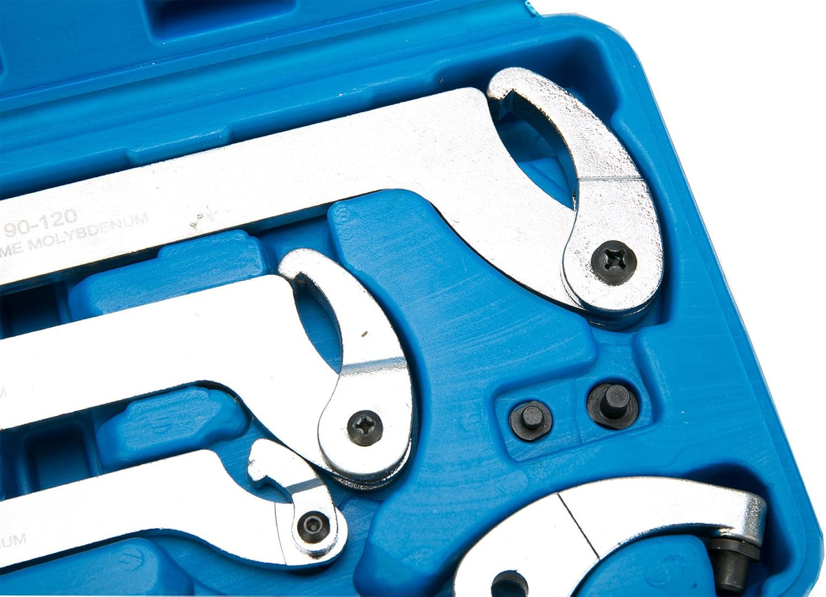 Adjustable Hook And Pin Wrench Spanner Tool Set Pack of 2 L669664