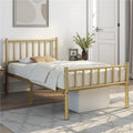 Black Full Metal Bed with Spindle Headboard and Footboard D569880