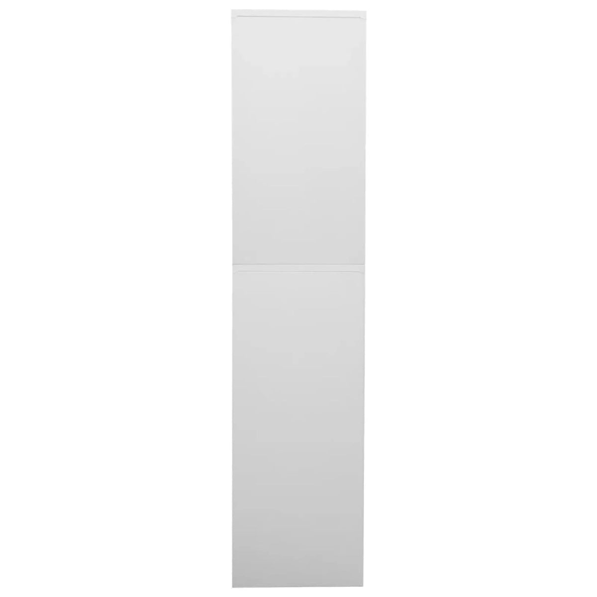 Light Gray 2 Drawer Steel and Glass Door File Storage Cabinet Z590504
