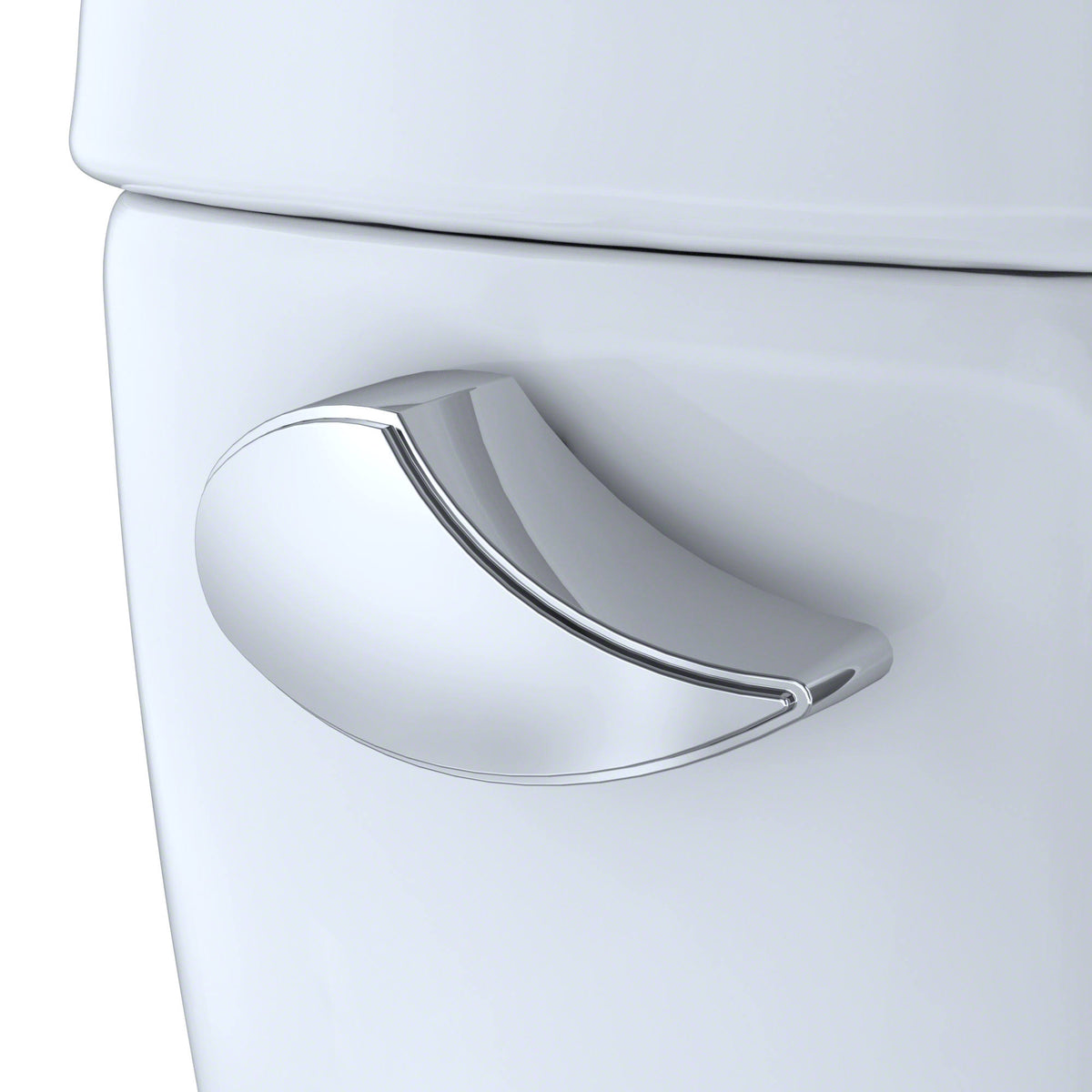 Cotton White Two-Piece Elongated Toilet with Right-Hand Trip Lever Z8801