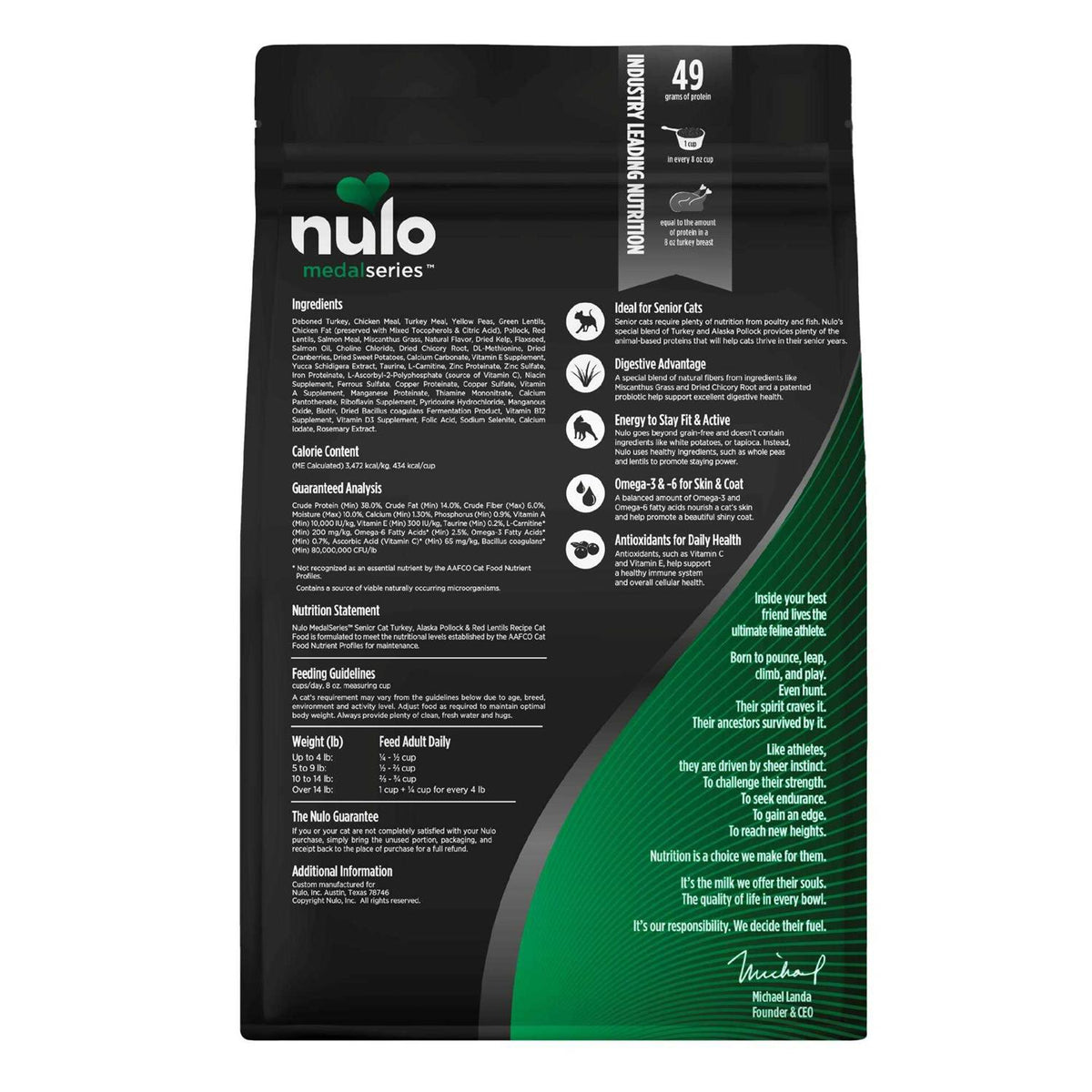 Grain Free Turkey Dry Cat Food K899683
