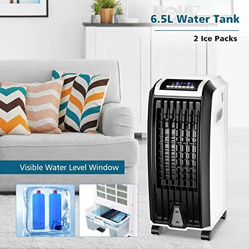 Evaporative Air Cooler with Remote Control, 6.5L Water Tank B210