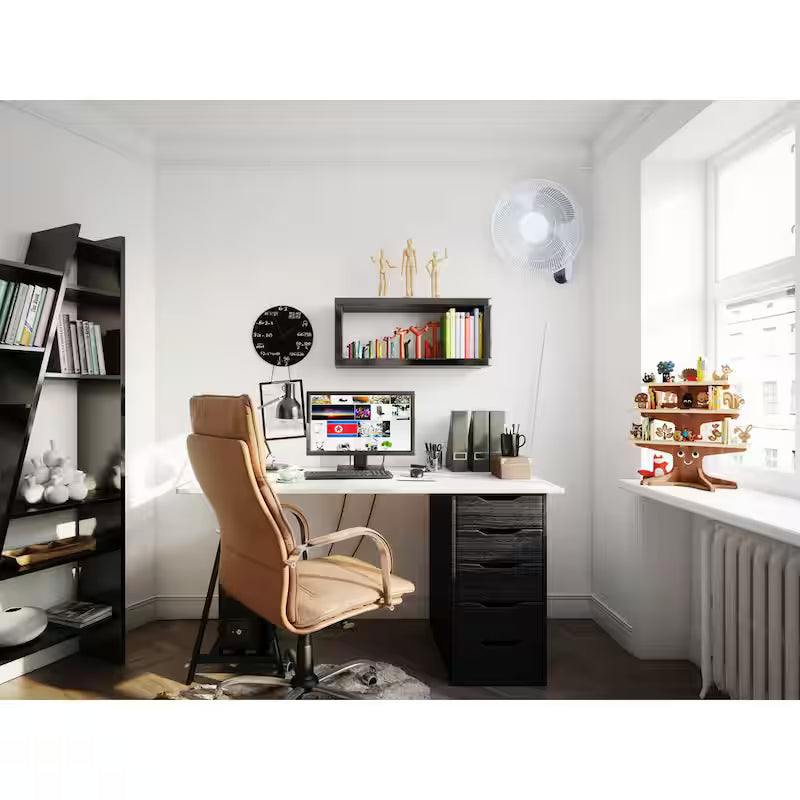 16 in. Indoor Wall Mount Fan with Remote Y776666