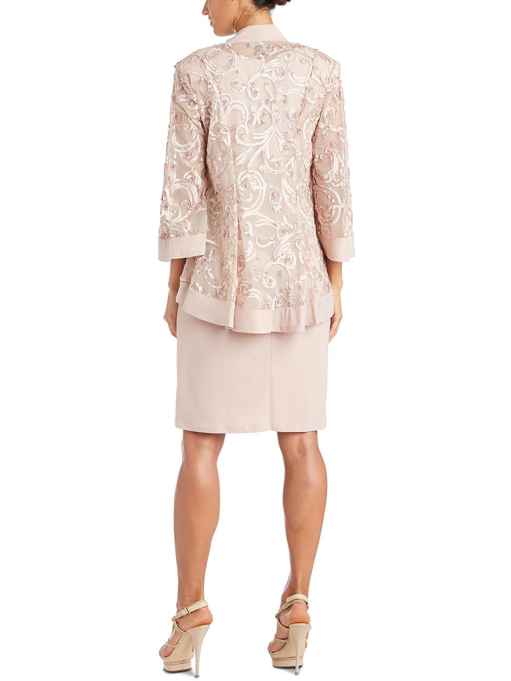 Mesh 2PC Cocktail and Party Dress Y7840