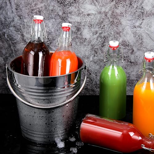 16 oz Glass Swing Top Bottles 6 Pack M8057