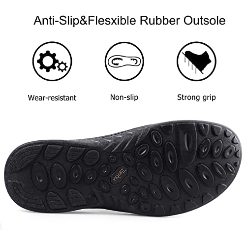 Men's Memory Foam Leather Slide Sandals D470