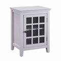 Gray Wood Single Door Cabinet M793275
