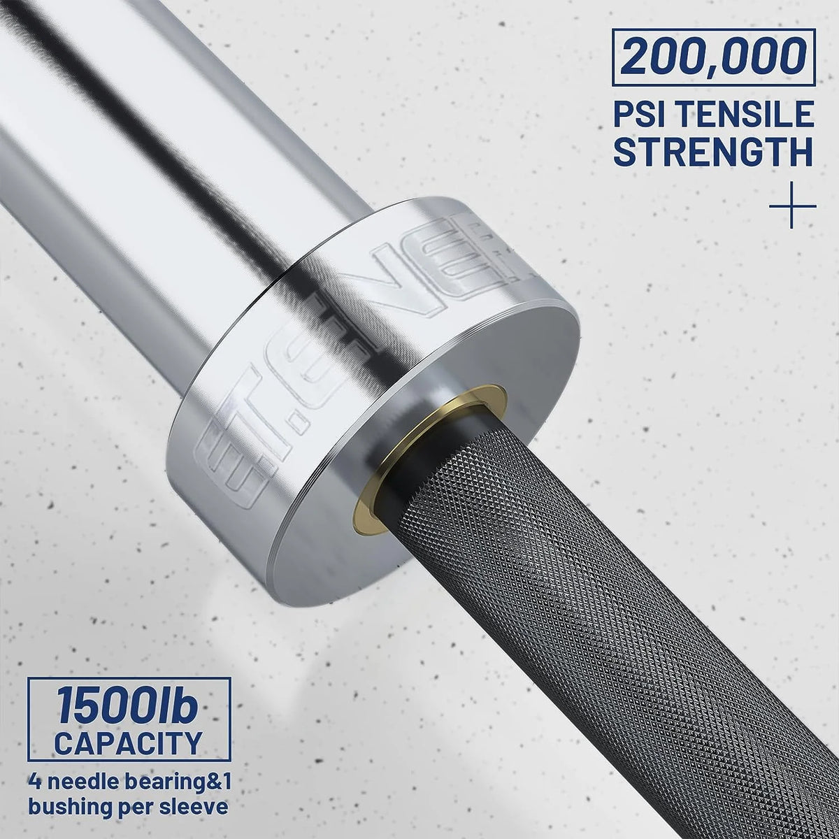 7ft 44 lb Olympic Barbell 1500 lb Capacity S895776