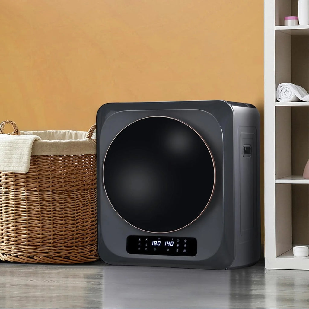 Compact Electric Laundry Dryer with Stainless Steel Drum K827097