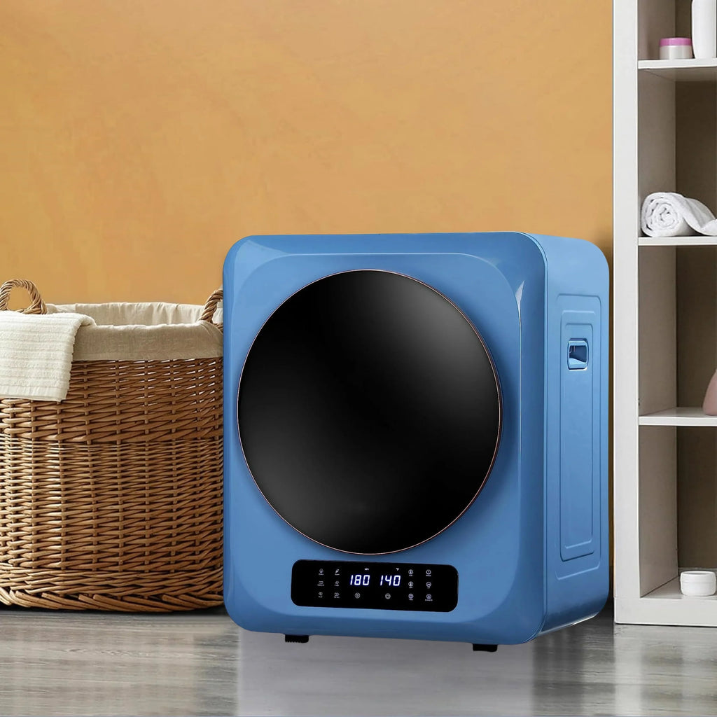 Compact Electric Laundry Dryer with Stainless Steel Drum K827097