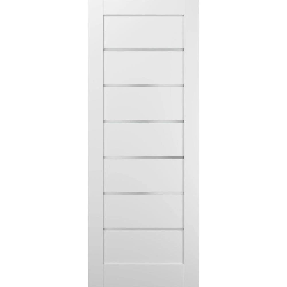 Slab Barn Door Panel 42 x 96 White Silk I982