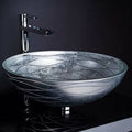 Circular Glass Vessel Bathroom Sink R5977