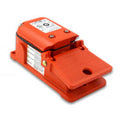 Heavy Duty Industrial Foot Switch Cast Metal, Alert Orange N368803